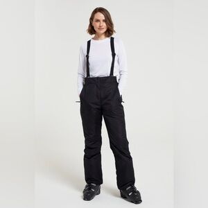Arizona Jean Company || Woman’s Adjustable Insulated Black Snow Pants Bibs Sz 16